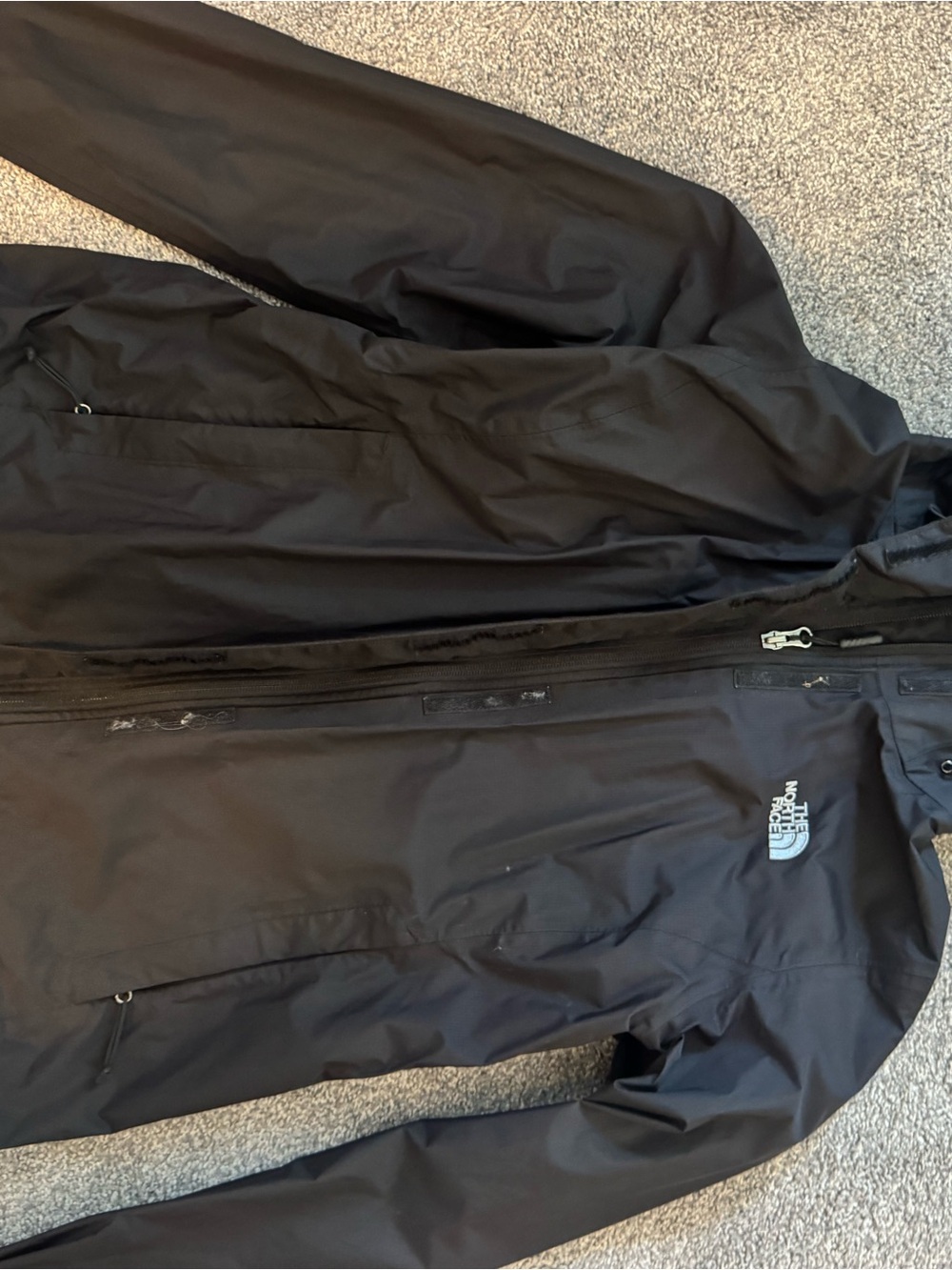 The North Face Black Waterproof Raincoat